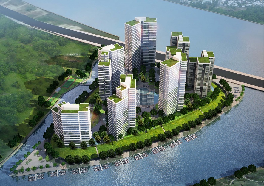 Thiết kế xanh chuẩn Singapore tại Đảo Kim Cương Quận 2