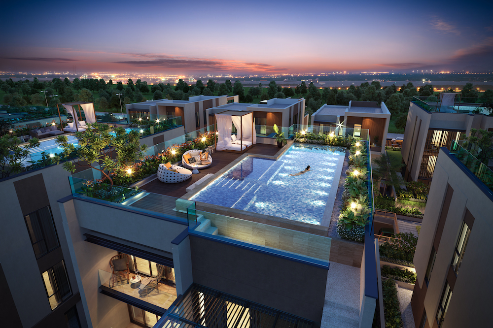 Kiến trúc xanh được ứng dụng triệt để vào phong cách thiết kế của dự án Lancaster Eden Villas