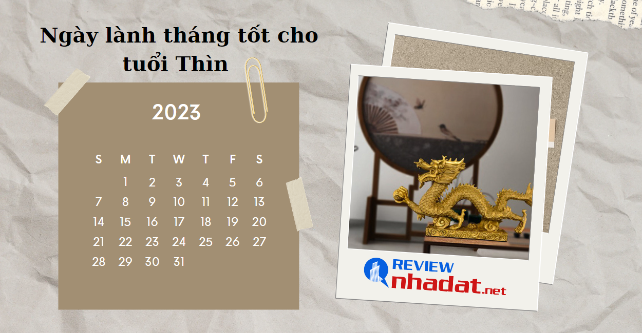 Tuổi Thìn ngày lành tháng tốt trong năm Quý Mão 2023 ? 49 Tuổi Thìn ngày lành tháng tốt trong năm Quý Mão 2023